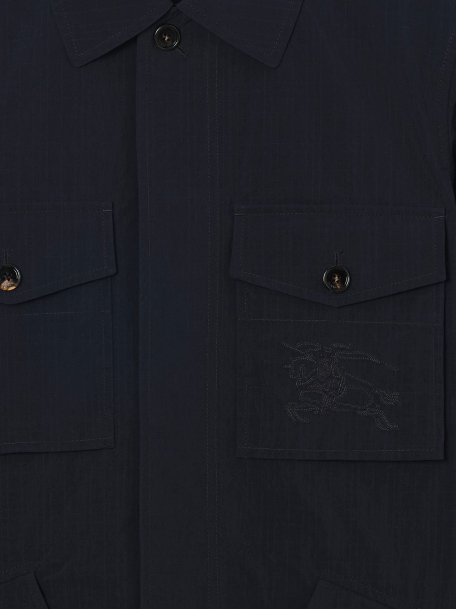 GIACCA IN NYLON CON LOGO 8123123 NAVY BURBERRY 