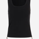 CANOTTA IN COTONE STRETCH 8124387 BLACK BURBERRY 