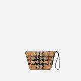 Pochette Margate in rafia 8124539 SAND BURBERRY 