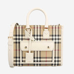 BORSA TOTE FREYA 8125134 VNTGCHKSOAP BURBERRY 