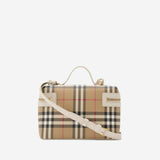 BORSA VANITY IN MISTO COTONE 8125135 VNTGCHKSOAP BURBERRY 