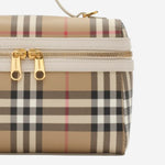 BORSA VANITY IN MISTO COTONE 8125135 VNTGCHKSOAP BURBERRY 