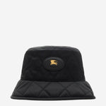 CAPPELLO BUCKET TRAPUNTATO A FERRO DI CAVALLO 8125534 BLACK BURBERRY 