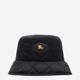 CAPPELLO BUCKET TRAPUNTATO A FERRO DI CAVALLO 8125534 BLACK BURBERRY 