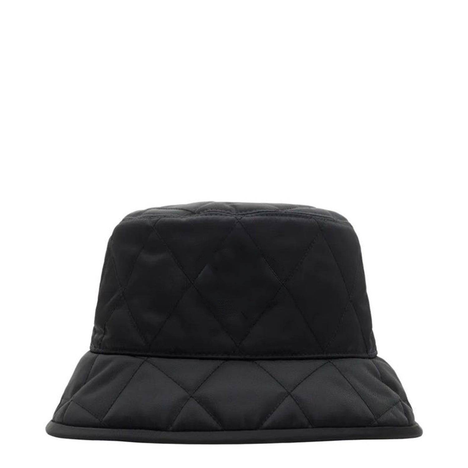 CAPPELLO BUCKET TRAPUNTATO A FERRO DI CAVALLO 8125534 BLACK BURBERRY 