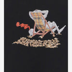 T-shirt in cotone Beach Knight 8126321 BLACK BURBERRY 