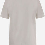 T-SHIRT IN COTONE 8126339 CHALK BURBERRY 