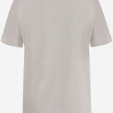 T-SHIRT IN COTONE 8126339 CHALK BURBERRY 