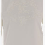 T-SHIRT IN COTONE 8126339 CHALK BURBERRY 