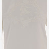 T-SHIRT IN COTONE 8126339 CHALK BURBERRY 