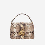 Borsa Rider piccola  in pelle 8126347 NATURALDKBROWN BURBERRY 