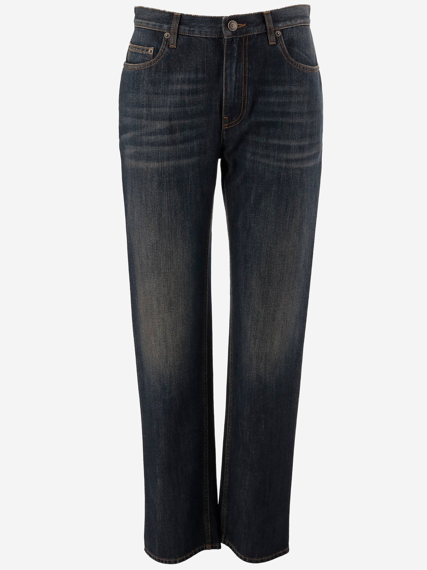 JEANS IN DENIM DI COTONE 8126569 MIDBLUE BURBERRY 