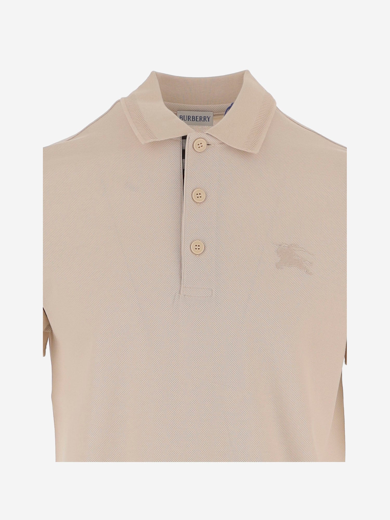 POLO IN COTONE CON LOGO 8126921 CLAM BURBERRY 