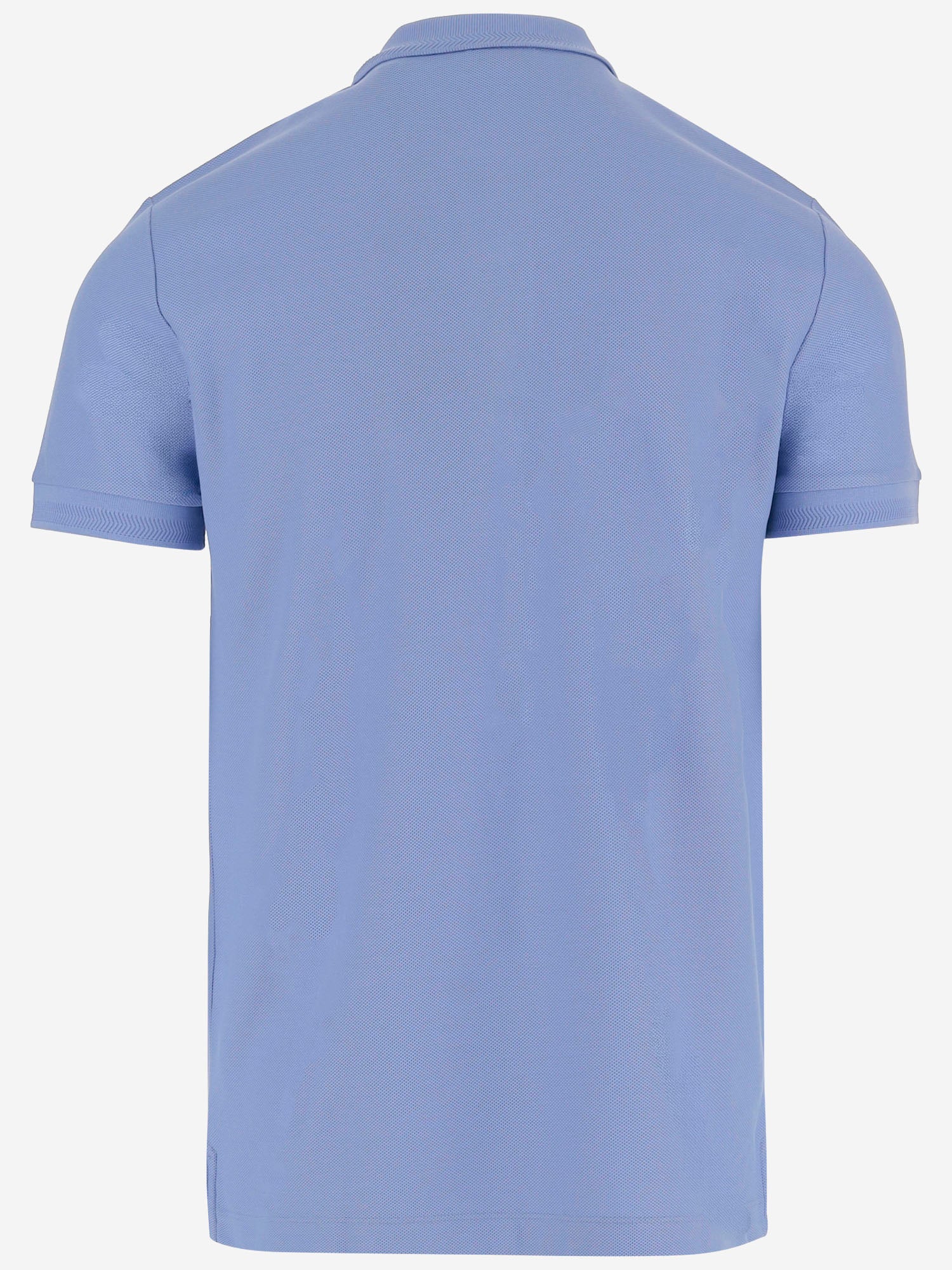 POLO IN COTONE CON LOGO 8126924 CORNFLOWERBLUE BURBERRY 