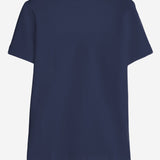 POLO IN COTONE CON LOGO 8126926 DENIMBLUE BURBERRY 