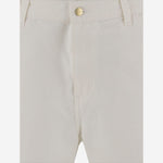 PANTALONI CORTI IN COTONE CON LOGO I027942 D602 CARHARTT WIP 