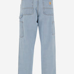 JEANS IN DENIM DI COTONE CON LOGO I032024 01A3 CARHARTT WIP 