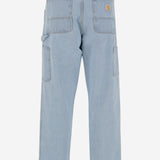 JEANS IN DENIM DI COTONE CON LOGO I032024 01A3 CARHARTT WIP 
