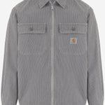Camicia in cotone con patch logo I036495 3OK06 CARHARTT WIP 
