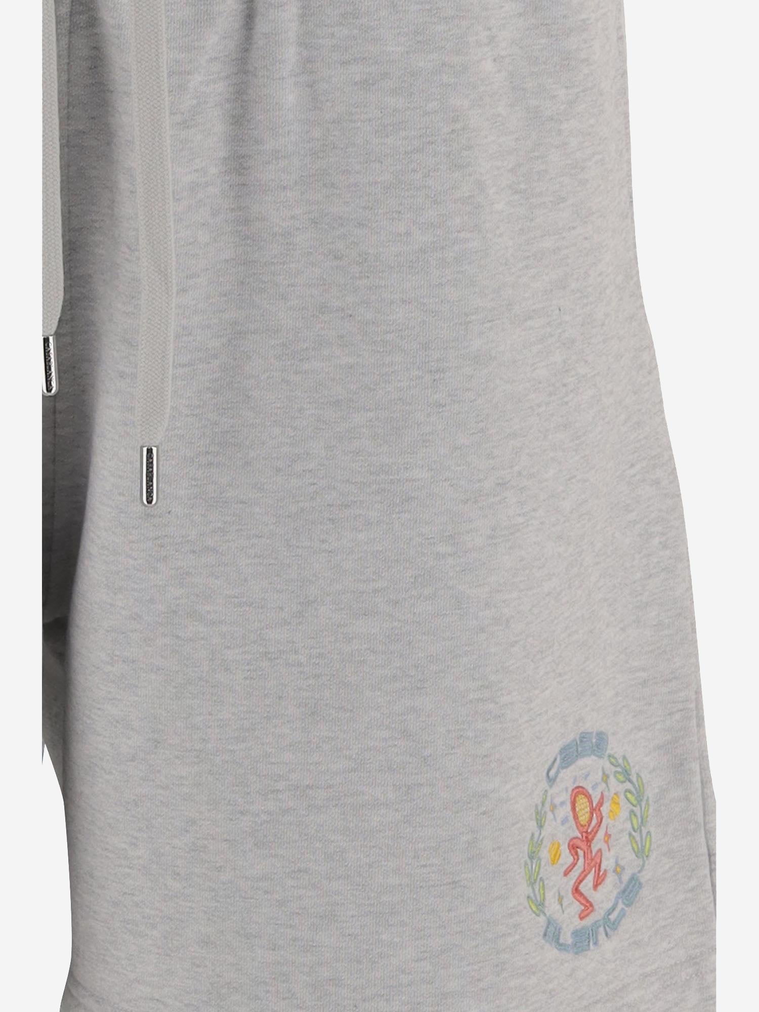 PANTALONI CORTI IN COTONE CON LOGO MSP26JTR003 01 CASABLANCA 