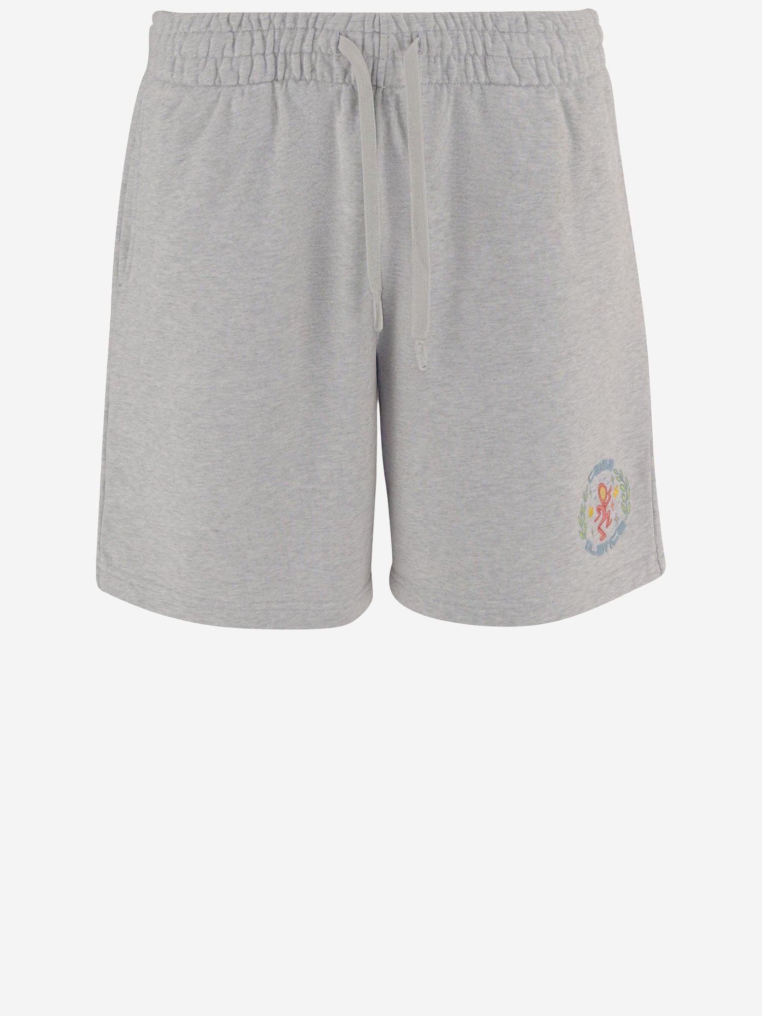 PANTALONI CORTI IN COTONE CON LOGO MSP26JTR003 01 CASABLANCA 