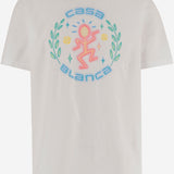 T-SHIRT IN COTONE CON LOGO MSP26JTS001 11 CASABLANCA 