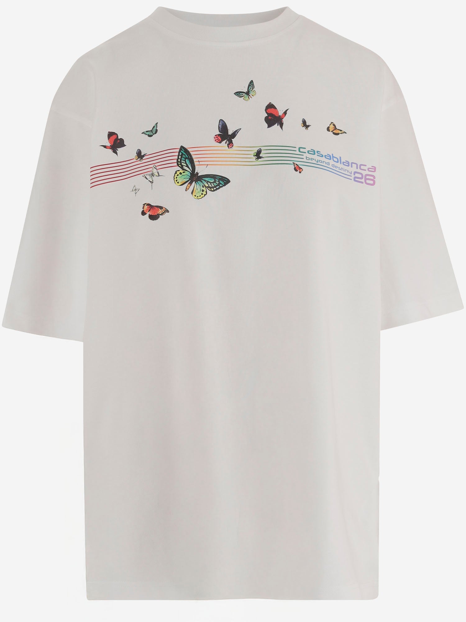T-SHIRT IN COTONE CON LOGO MSP26JTS044 01 CASABLANCA 