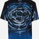 CAMICIA IN SETA CON STAMPA GRAFICA MSP26SH003 08 CASABLANCA 