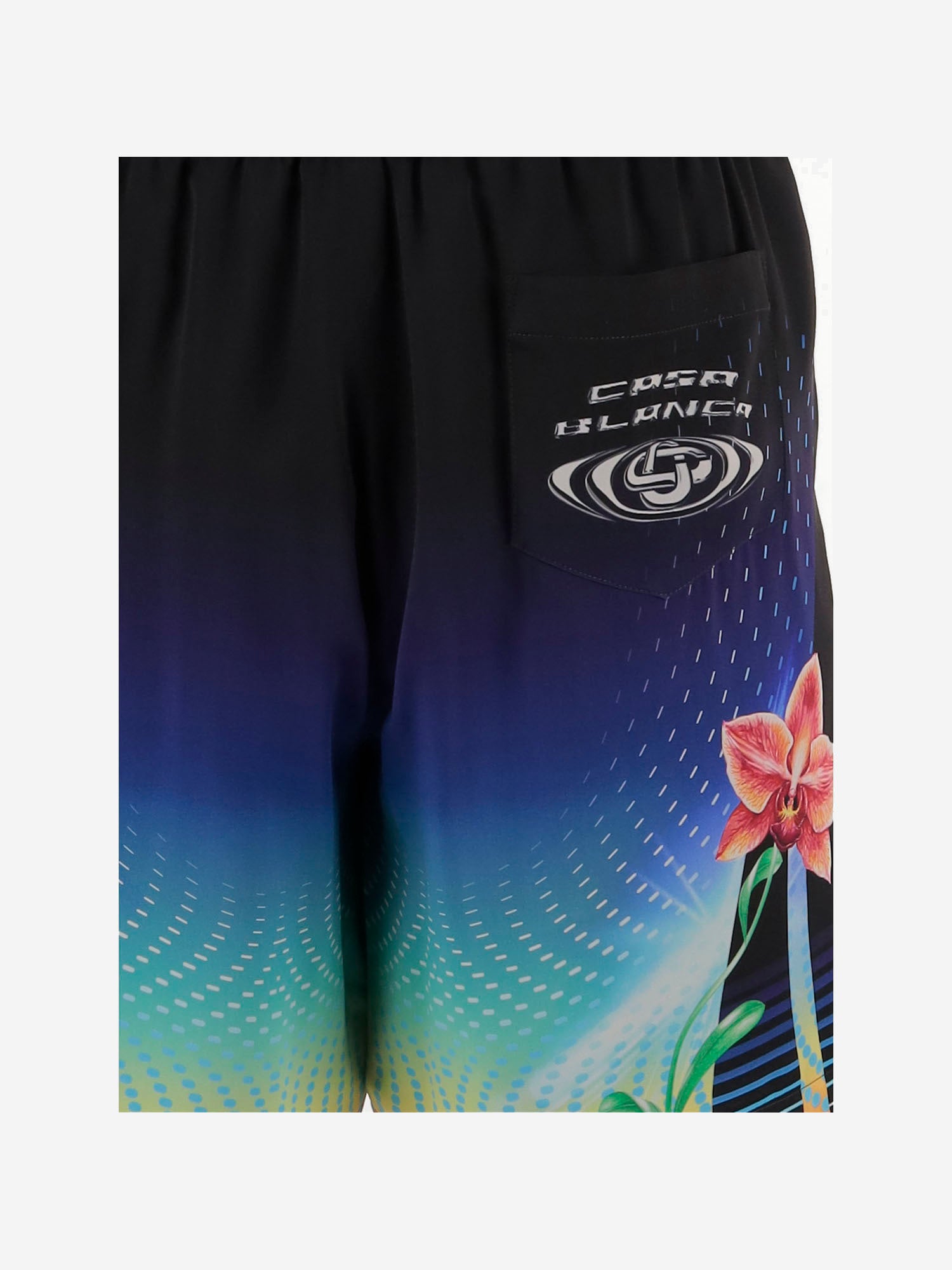 PANTALONI CORTI CON STAMPA GRAFICA MSP26TR399 06 CASABLANCA 