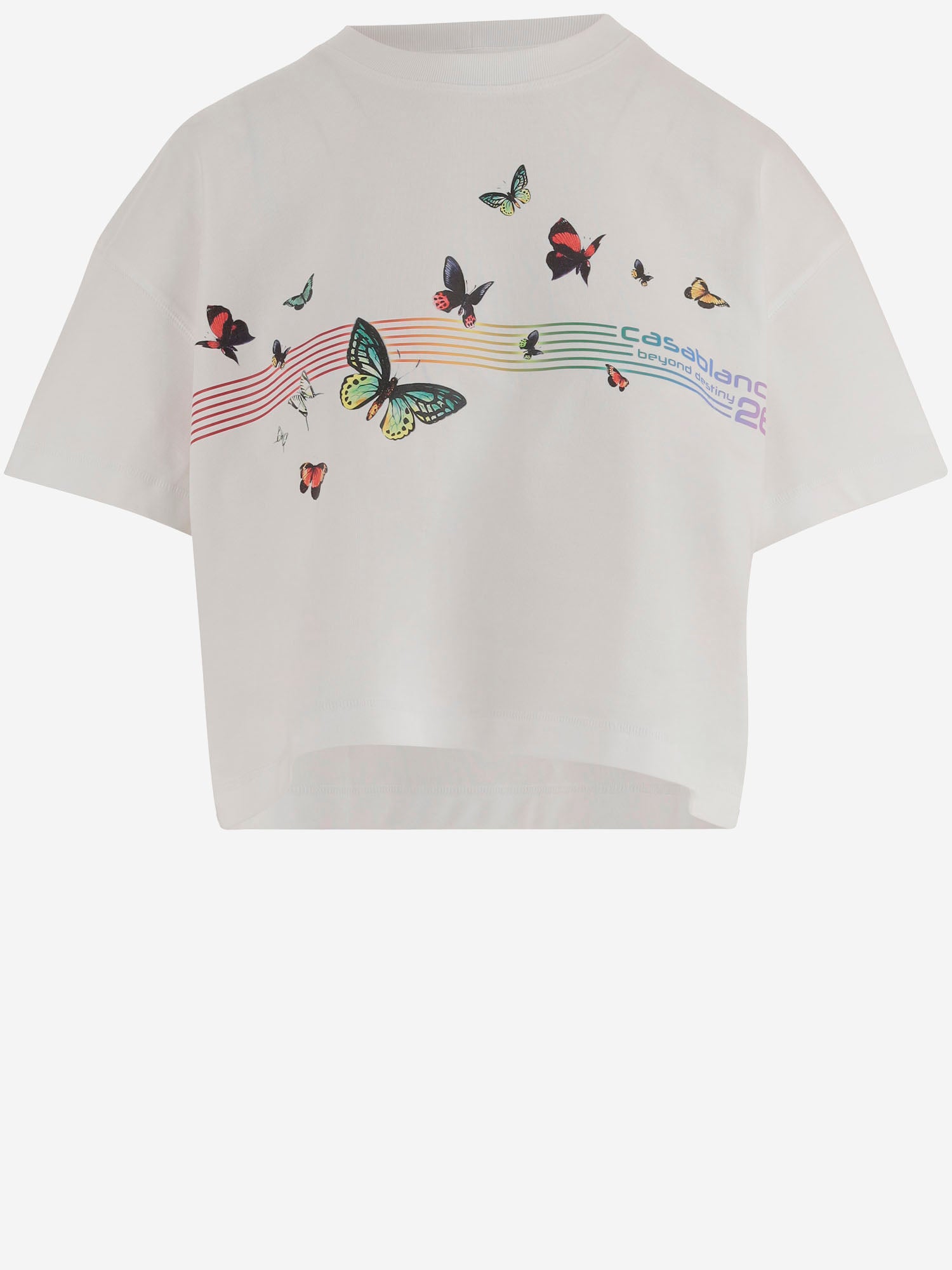 T-SHIRT IN COTONE CON LOGO WSP26JTS037 02 CASABLANCA 
