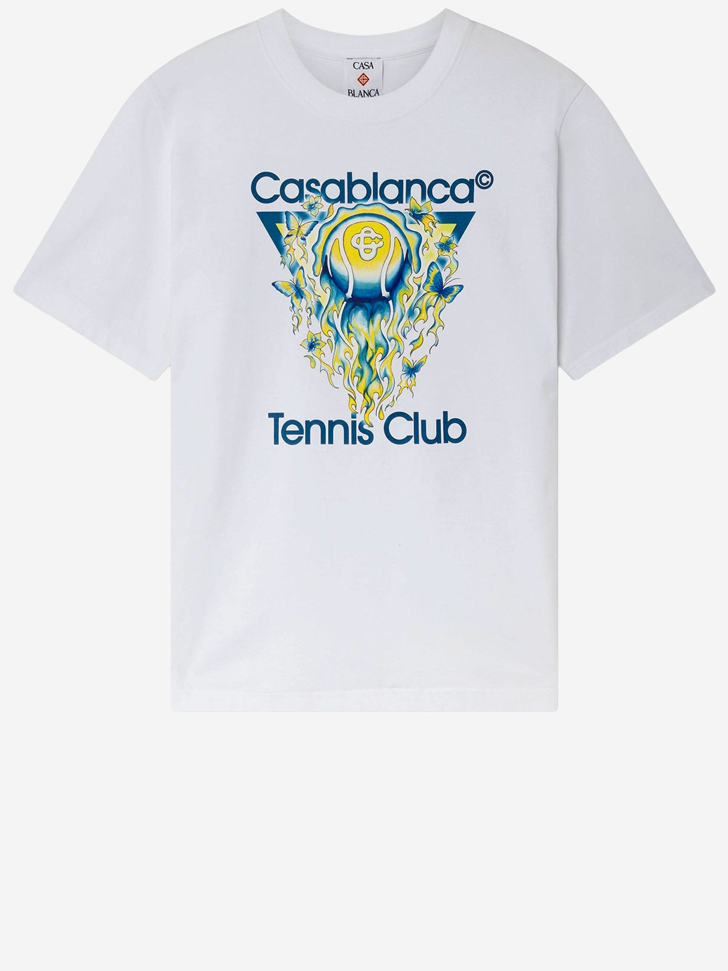 T-SHIRT IN COTONE CON LOGO WSP26JTS046 02 CASABLANCA 