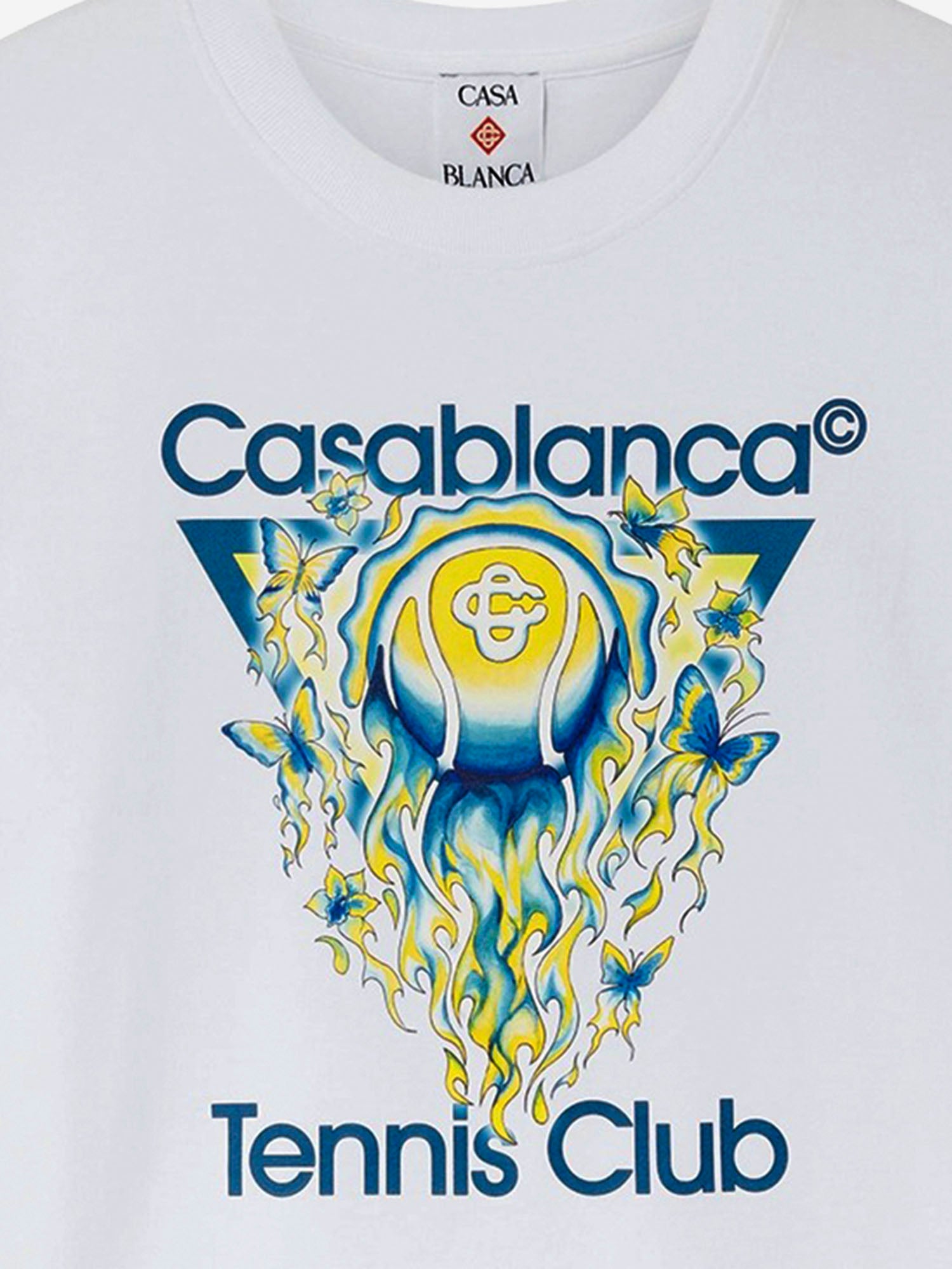 T-SHIRT IN COTONE CON LOGO WSP26JTS046 02 CASABLANCA 