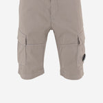 PANTALONI CORTI IN COTONE STRETCH 20CMBE746A 005694G904 CP COMPANY 