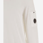 MAGLIA IN COTONE CON LOGO 20CMKN105A 006323O103 CP COMPANY 