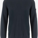 MAGLIA IN COTONE CON LOGO 20CMKN105A 006323O888 CP COMPANY 