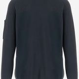 MAGLIA IN COTONE CON LOGO 20CMKN105A 006323O888 CP COMPANY 