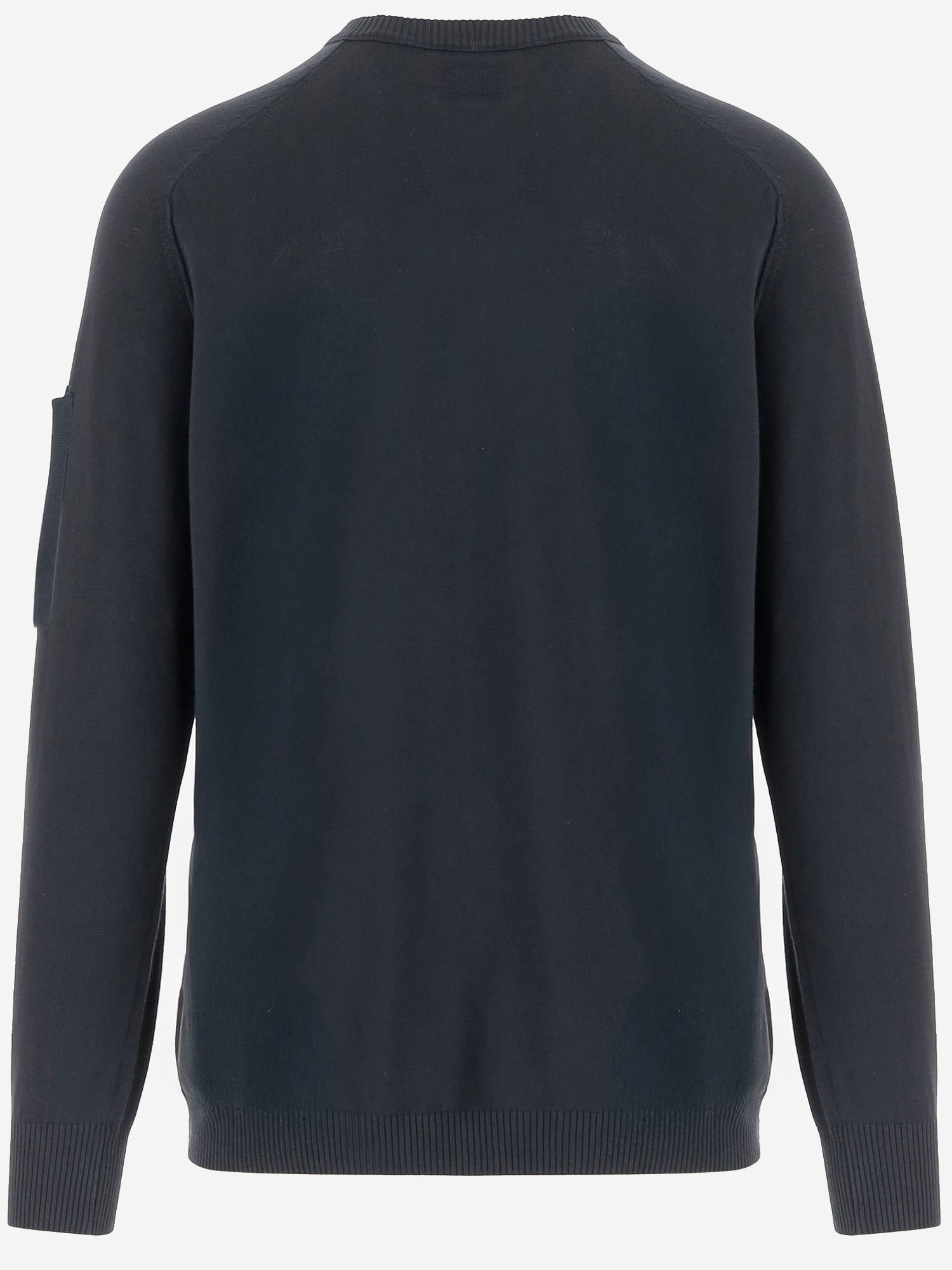 MAGLIA IN COTONE CON LOGO 20CMKN105A 006323O888 CP COMPANY 