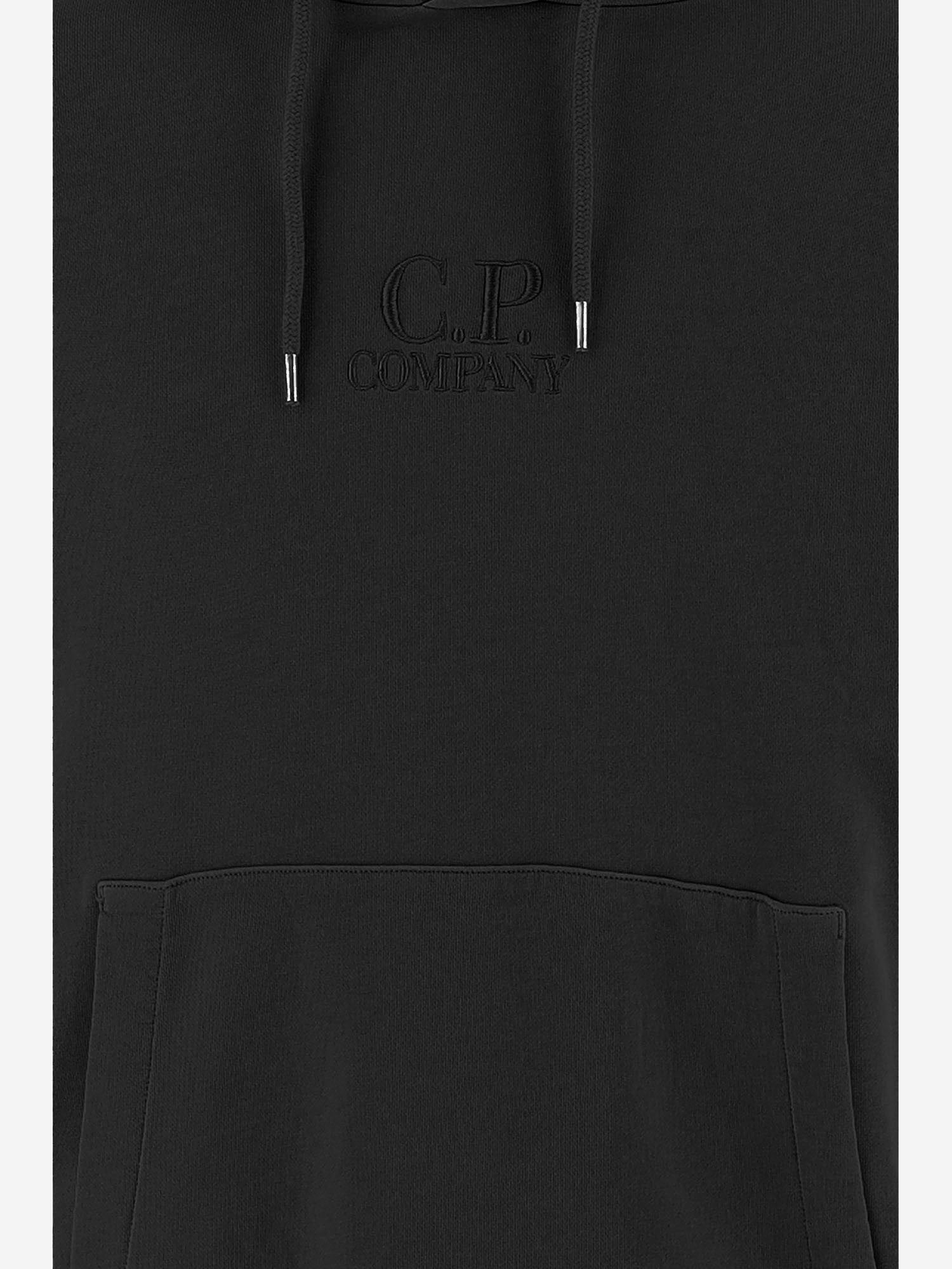 FELPA IN COTONE CON LOGO 20CMSS037B 110044G999 CP COMPANY 