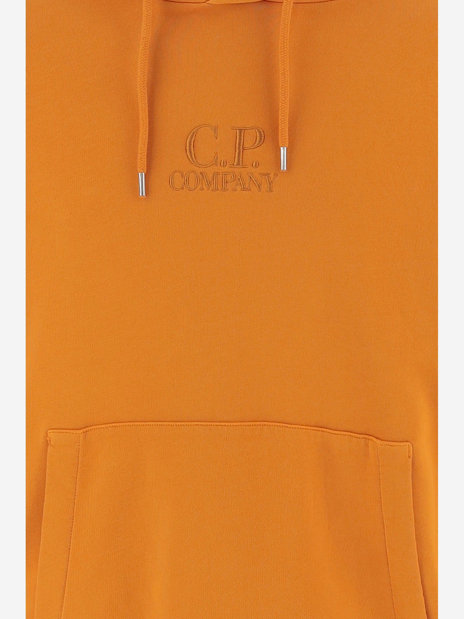 FELPA IN COTONE CON LOGO 20CMSS037B 110044R436 CP COMPANY 