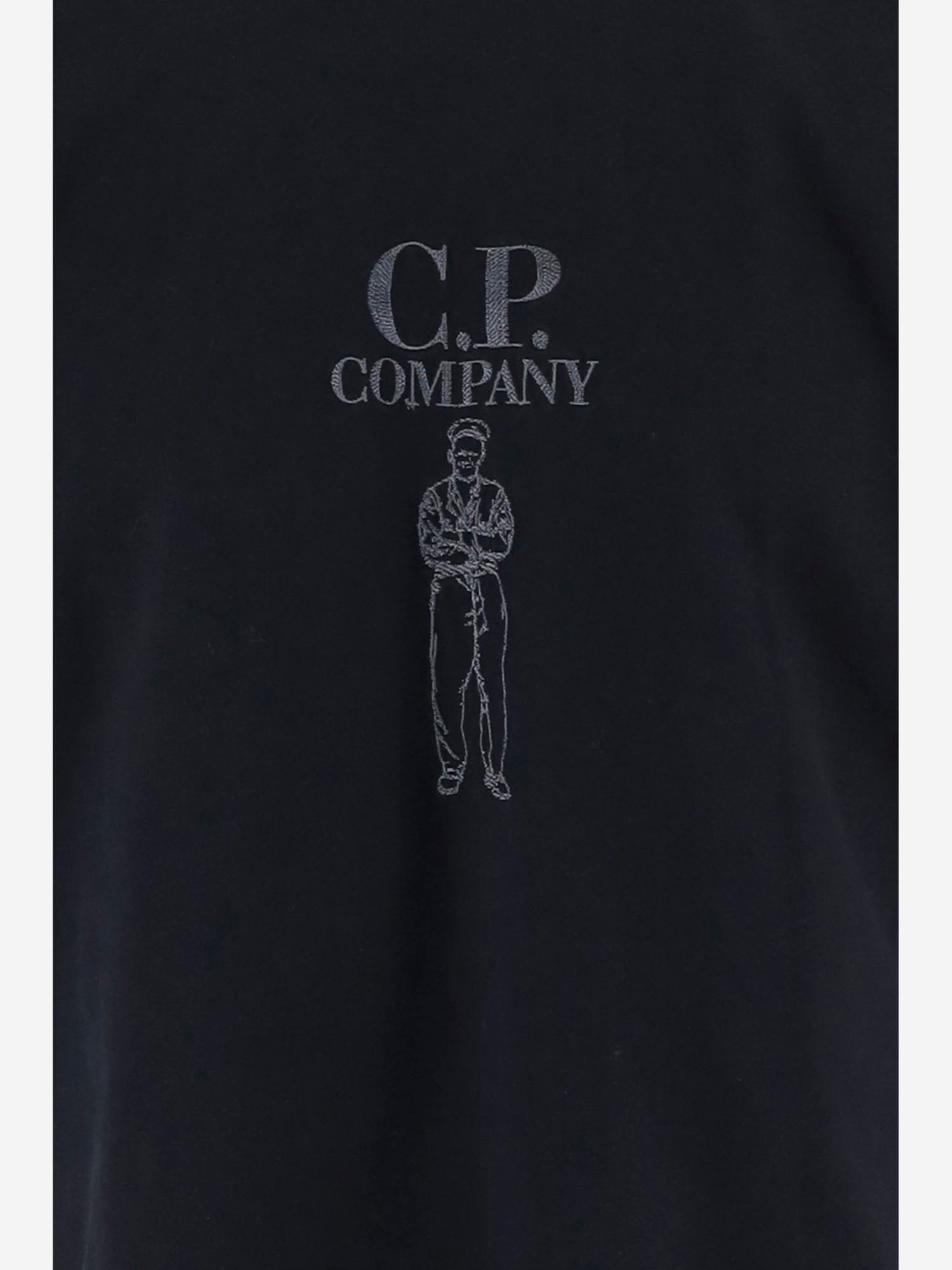 T-SHIRT IN COTONE CON LOGO 20CMTS120A 110580W888 CP COMPANY 