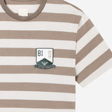 T-SHIRT IN COTONE A RIGHE EM004504 AF23154M1088 EMPORIO ARMANI 