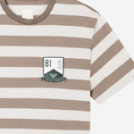 T-SHIRT IN COTONE A RIGHE EM004504 AF23154M1088 EMPORIO ARMANI 