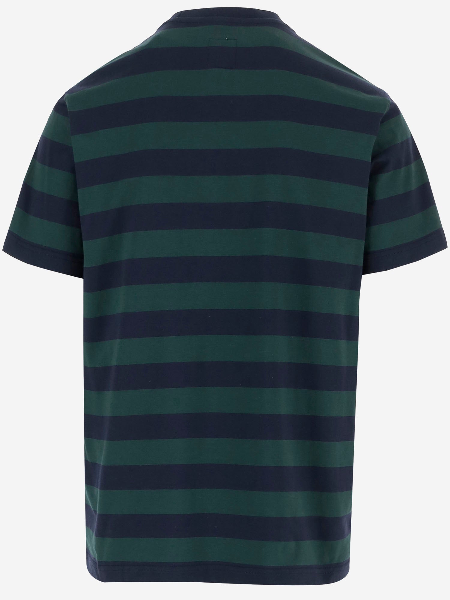 T-SHIRT IN COTONE A RIGHE EM004504 AF23154M7046 EMPORIO ARMANI 