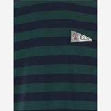 T-SHIRT IN COTONE A RIGHE EM004504 AF23154M7046 EMPORIO ARMANI 