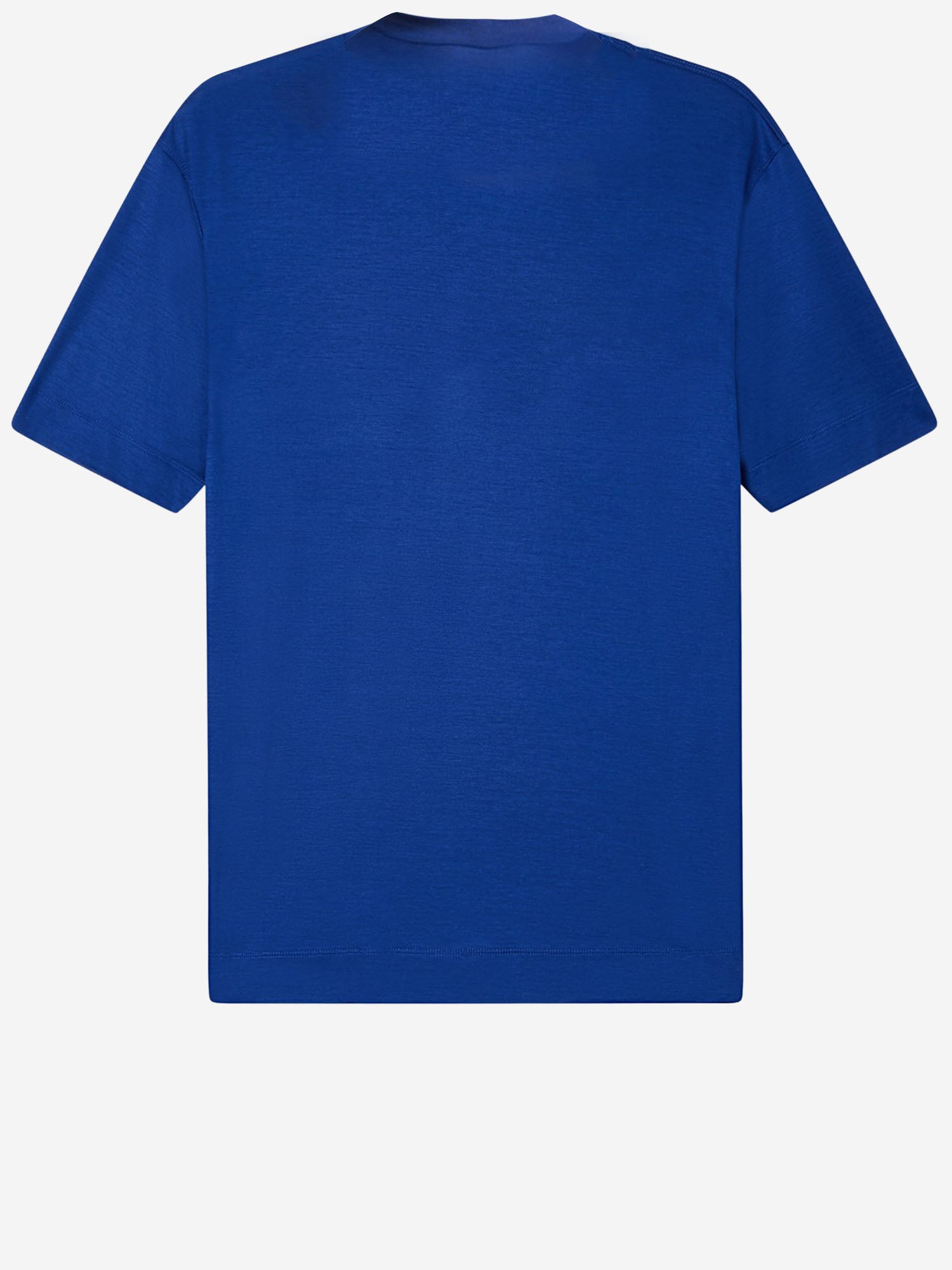 T-SHIRT IN MISTO COTONE CON RICAMO LOGO EM004520 AF13747UB093 EMPORIO ARMANI 