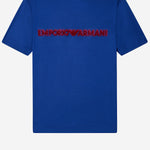 T-SHIRT IN MISTO COTONE CON RICAMO LOGO EM004520 AF13747UB093 EMPORIO ARMANI 