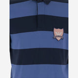 POLO IN COTONE A RIGHE CON LOGO EM004819 AF23154MB600 EMPORIO ARMANI 