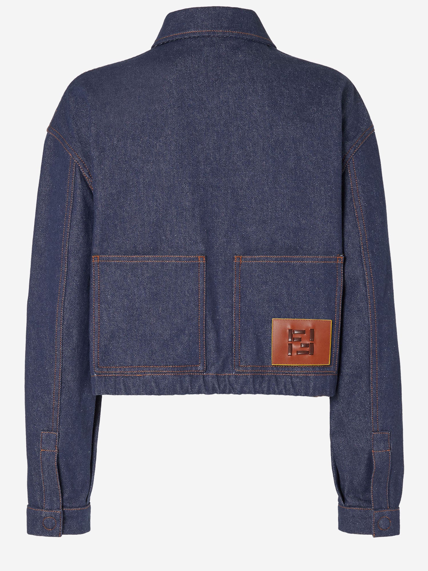 GIACCA IN DENIM DI COTONE CON LOGO FLF856 AOHSF0QB0 FENDI 