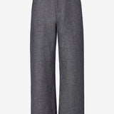JEANS IN MISTO COTONE E LINO FLP345 AYUCF0QG0 FENDI 