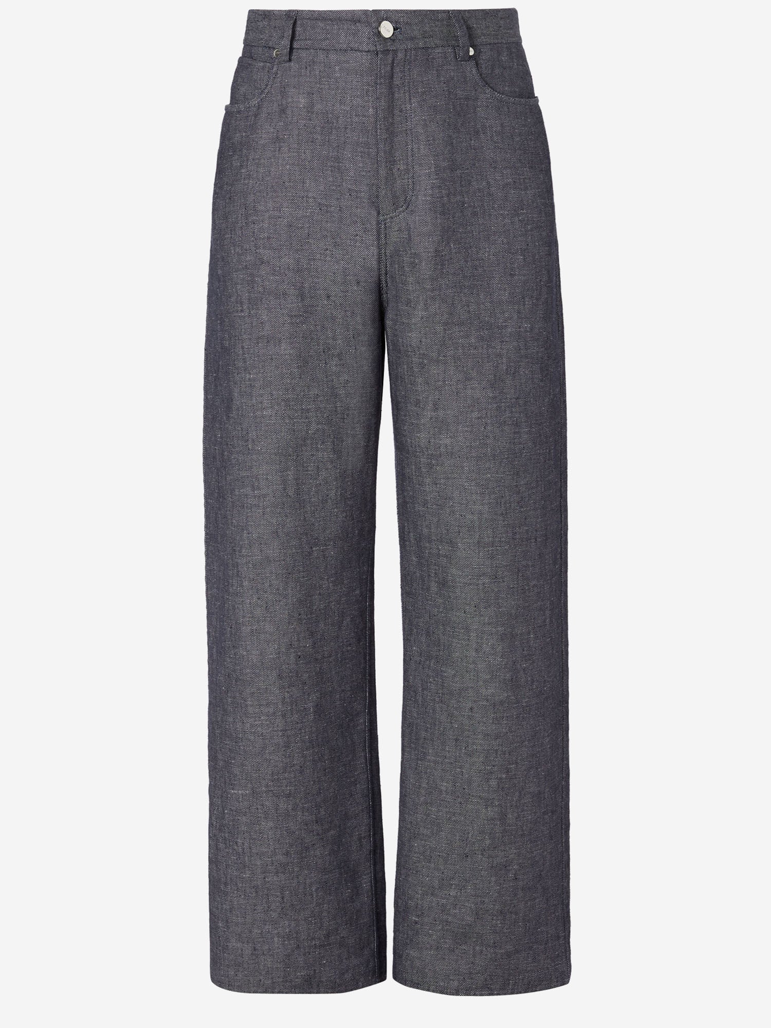 JEANS IN MISTO COTONE E LINO FLP345 AYUCF0QG0 FENDI 